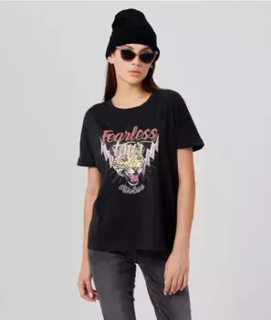 Каталонская футболка б Retro Jeans, черный