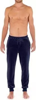 Катанные брюки HOM, темно-синий