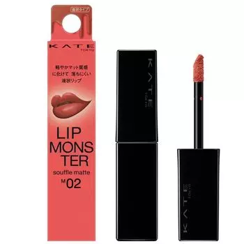 Kate Lip Monster Souffle Matte 7г. M02 Бессмертный цвет вишни, M-Immortal Cherry Blossom