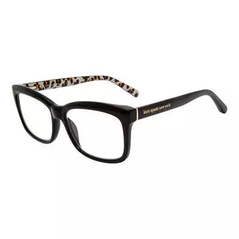 Kate Spade KS Dollie FP3 53 мм 2.00 женские прямоугольные очки для чтения 53 мм, цвет black leopard
