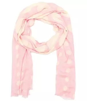 Kate Spade New York Продолговатый шарф в горошек и пузыри, розовый