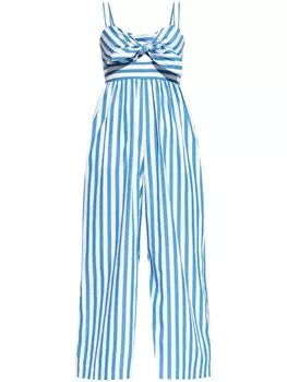 Kate Spade полосатый хлопковый комбинезон, синий