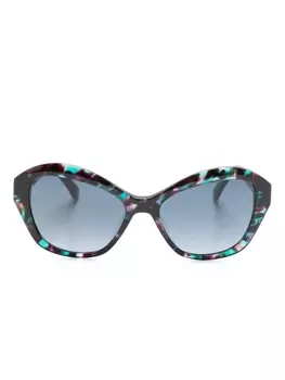 Kate Spade солнцезащитные очки A59 в оправе 'бабочка', зеленый