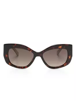 Kate Spade солнцезащитные очки Frida в оправе 'кошачий глаз', коричневый