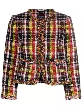 Kate Spade твидовый блейзер, черный