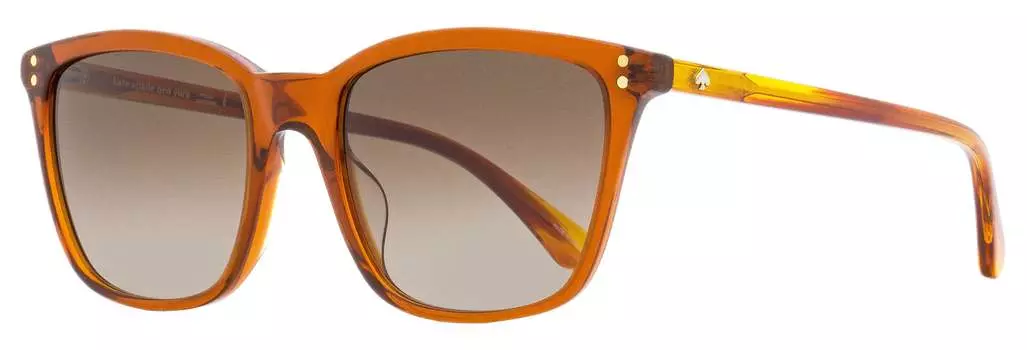 Kate Spade Женские квадратные солнцезащитные очки Pavia 09QHA Коричневые 55 мм