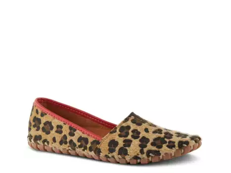 Kathaleta Балетки Spring Step, Black/Brown Leopard Print
