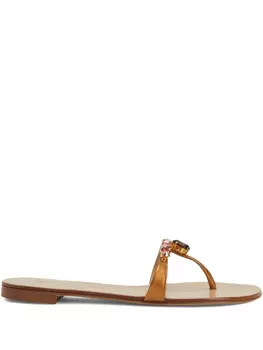 Катиша слайды Giuseppe Zanotti, коричневый