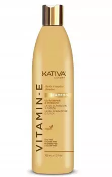 KATIVA Шампунь с витамином Е, биотином и бамбуком, 355 мл