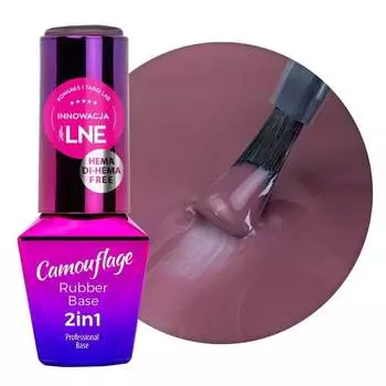 Каучуковая основа 2в1 Камуфляж MollyLac Boom Blush без HEMA и Di-HEMA 10 г № 1