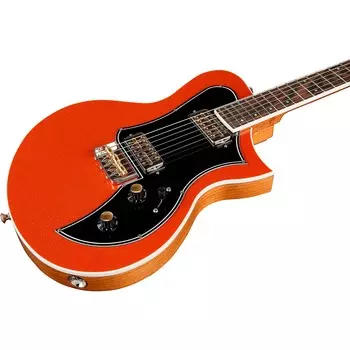 Kauer Guitars Korona HT Pine Электрогитара Orange Metal Flake