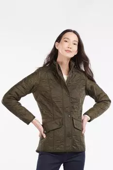 Кавалерийская стеганая куртка Barbour, зеленый