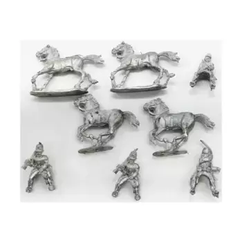 Кавалерия № 4 Французского Иностранного легиона Первой мировой войны, Miscellaneous Historical Miniatures - Loose Miniatures (28mm) (Unidentifiable Manufacturer)