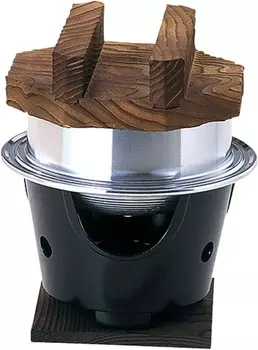 Kawanami Shoten 33025 Рисовый горшок, неглубокий горшок для риса, набор для плиты, чашки 0,7-0,8, сделано в Японии, черный, для улицы, для кемпинга, прямой наводкой, перестановочный Tonamishouten, Black (Black 19-3911Tcx)