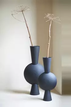 Каванду ваза Light & Living, черный