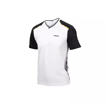 Kawasaki Бадминтонная майка унисекс, черная, золотая