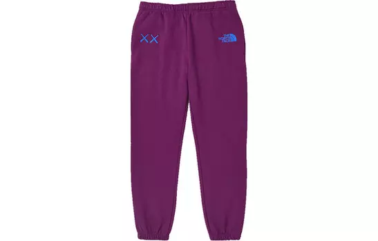 Kaws Urban Exploration трикотажные спортивные штаны мужские фиолетовые The North Face, фиолетовый