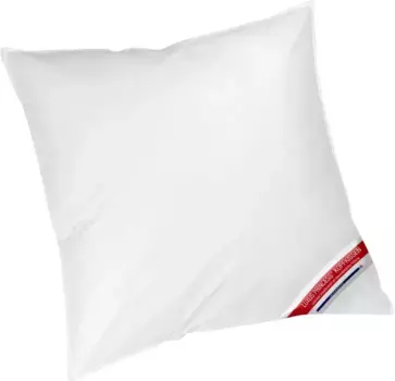 KBT Bettwaren Подушка из микрофибры "Принцесса", чехол: 100% хлопок, (1 шт.) 80х80 см, белый