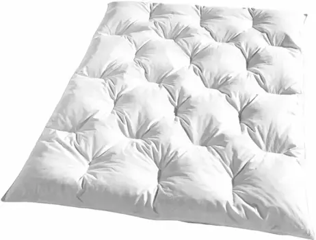 KBT Bettwaren пуховое одеяло "ICE 24-Bed, одеяла на зиму", теплое, наполнитель 100% перо, чехол 100% хлопок, (1 шт.), пуховое одеяло 135х200, 155х220 см, производство Германия, белый