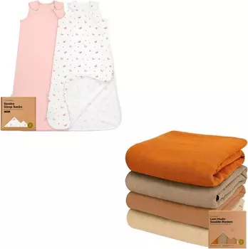 Kea 2 упаковки органических спальных мешков для малышей KeaBabies