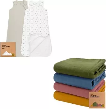 Kea 2 упаковки органических спальных мешков для малышей KeaBabies