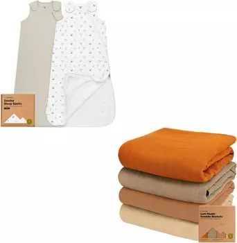 Kea 2 упаковки органических спальных мешков для малышей KeaBabies