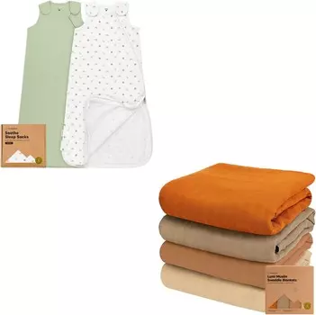 Kea 2 упаковки органических спальных мешков для малышей KeaBabies