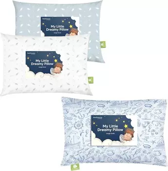 Kea Babies 2-Pack подушка для малышей и подушка для малышей с наволочкой — мягкие подушки из органического хлопка для сна для малышей — подушка My Little Dreamy 13x18 — маленькая подушка для детей 13x18 — органический хлопок KeaBabies