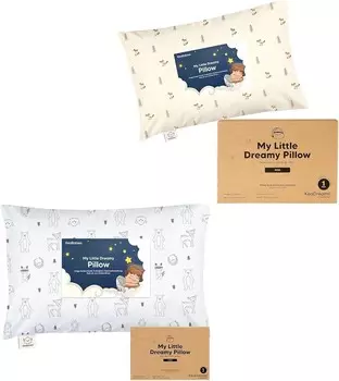 Kea Babies Мини-подушка для малышей с наволочкой 9X13 и подушка для малышей с наволочкой, Jumbo 14X20 - Мягкие хлопковые подушки для сна для малышей, детская подушка - Детские подушки, мягкие хлопковые подушки для малышей KeaBabies