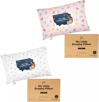 Kea Мини-подушка для малышей с наволочкой - 9x13 My Little Dreamy Mini Pillow, органические подушки для сна для малышей, детские подушки, маленькие подушки, дорожные подушки для сна, подушки для кроватей для малышей KeaBabies
