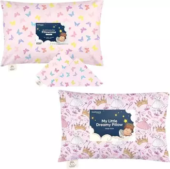 Kea Наволочка для малышей для малышей 13х18 и подушка для малышей с наволочкой — наволочка из 100% натурального хлопка для миниатюрных подушек для сна для мальчиков и детей — подушка My Little Dreamy 13х18 KeaBabies