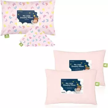 Kea Наволочка для малышей для малышей 13X18 и 2 подушки для малышей — наволочка из органического хлопка для малышей, мягкие подушки для сна из органического хлопка для малышей KeaBabies, White