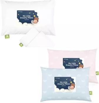 Kea Наволочка для малышей для малышей размером 13X18 и 2 подушки для малышей — наволочка из органического хлопка для мальчиков и детей — мягкие подушки для сна из органического хлопка для малышей — наволочка из 100% натурального хлопка KeaBabies...