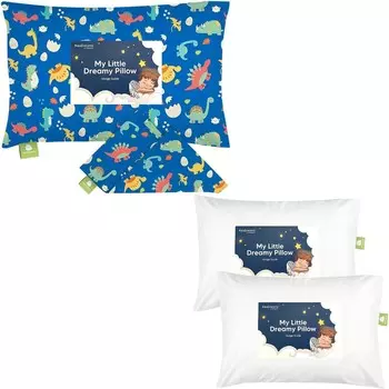 Kea Наволочка для малышей для малышей размером 13X18 и 2 подушки для малышей — наволочка из органического хлопка для мальчиков и детей — мягкие подушки для сна из органического хлопка для малышей KeaBabies, White
