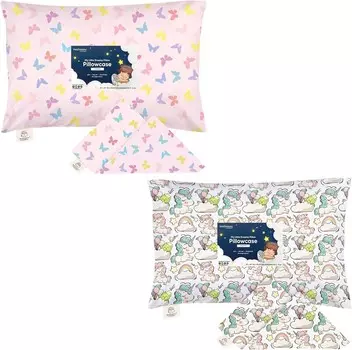 Kea Наволочка для малышей для малышей размером 13X18 — Органический наволочка для малышей для мальчиков и детей — Наволочка из 100% натурального хлопка для миниатюрных подушек для сна — Подушка продается отдельно KeaBabies