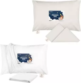 Kea Наволочка для малышей для малышей размером 13X18 — Органический наволочка для малышей для мальчиков и детей — Наволочка из 100% натурального хлопка для миниатюрных подушек для сна — Подушка продается отдельно KeaBabies