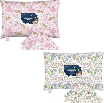 Kea Наволочка для малышей для малышей размером 13X18 – органическая наволочка для малышей для мальчиков и детей – наволочка из 100 % натурального хлопка для миниатюрных подушек для сна — подушка продается отдельно KeaBabies