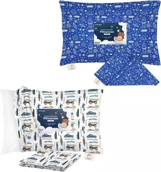 Kea Наволочка для малышей для малышей размером 13X18 — Органический наволочка для малышей для мальчиков и детей — Наволочка из 100% натурального хлопка для миниатюрных подушек для сна — Подушка продается отдельно KeaBabies