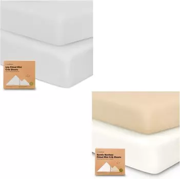 Kea Подогнанные простыни для детской кроватки Pack and Play KeaBabies