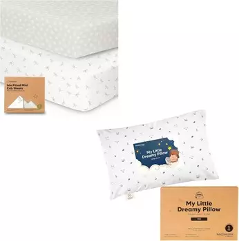 Kea Подогнанные простыни для детской кроватки Pack and Play KeaBabies