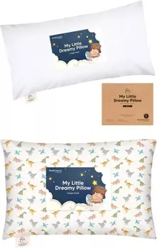 Kea Подушка для малышей Babies Buddy с наволочкой 10x18 и подушка для малышей с наволочкой - Мягкие хлопковые подушки для сна для малышей - Мягкие хлопковые подушки для сна для малышей 13X18 KeaBabies