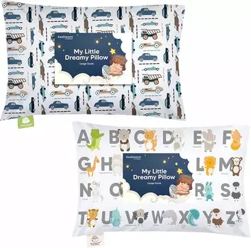 Kea Подушка для малышей с наволочкой - 13x18 My Little Dreamy Pillow - Подушки для сна для малышей из органического хлопка, детские подушки, дорожные подушки для сна, мини-подушки, подушки для кроватей для малышей KeaBabies