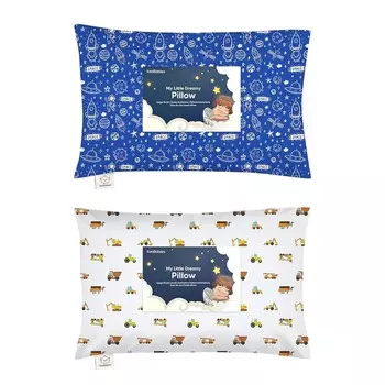 Kea Подушка для малышей с наволочкой - 13x18 My Little Dreamy Pillow, хлопковые подушки для сна для малышей, детские подушки, дорожные подушки, мини-подушка, детская подушка, подушка для детской кроватки KeaBabies