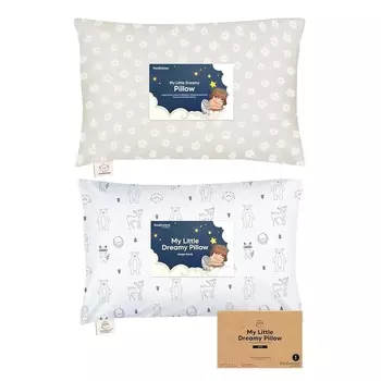 Kea Подушка для малышей с наволочкой и подушка для малышей с наволочкой, Jumbo 14X20-13X18 Мягкие подушки для сна из органического хлопка для малышей — можно стирать в машине — Комплект постельного белья для малышей KeaBabies