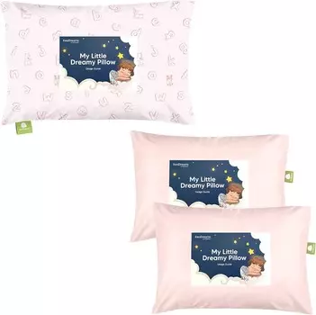 Kea Подушка для малышей с наволочкой и двумя подушками для малышей — 13x18 My Little Dreamy Pillow — мягкие подушки для сна из органического хлопка для малышей KeaBabies