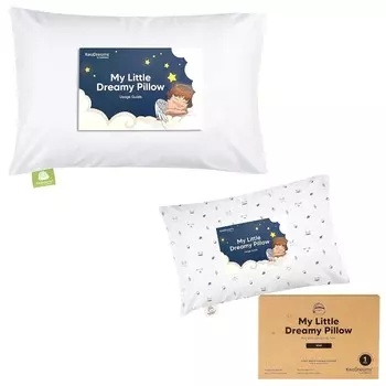 Kea Подушка для малышей с наволочкой и мини-подушка для малышей с наволочкой — 13x18 Подушка My Little Dreamy — Мини-подушка My Little Dreamy 9x13 — Подушки для сна для малышей из органического хлопка KeaBabies