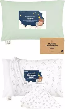 Kea Подушка для малышей с наволочкой, Jumbo 14X20 и наволочка для малышей 13X18 — Мягкие хлопковые подушки для сна для малышей — Наволочка для малышей для мальчиков, детей KeaBabies