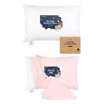 Keababies 1 упаковка подушек для малышей и наволочек для малышей размером 13X18 — мягкие хлопковые подушки для сна для малышей — наволочка для малышей для мальчиков, детей