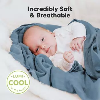 KeaBabies 4 шт. Муслиновые пеленки Lumi для мальчиков и девочек — органические детские одеяла, пеленания для новорожденных KeaBabies