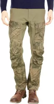 Кеб Брюки Fjllrven, цвет Green Camo/Laurel Green